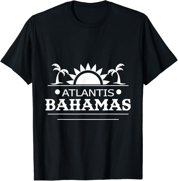 Amazon.com: Summer Caribbean Atlantis Bahamas Beach T-shirt: Clothing
